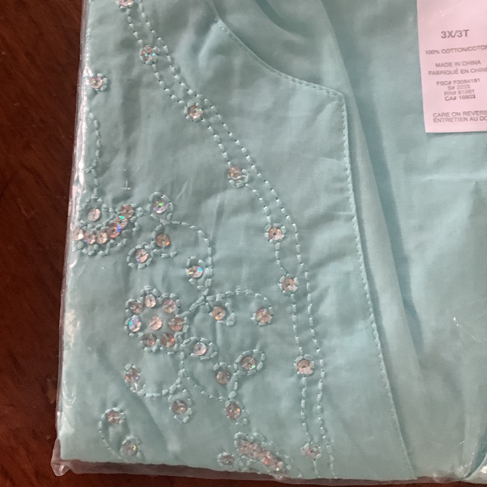 Avon Embellished Woven Tunic Women’s Top 100% Cotton - Picture 8 of 11